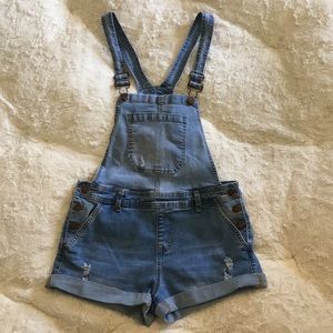 Encore Denim Overall Shorts